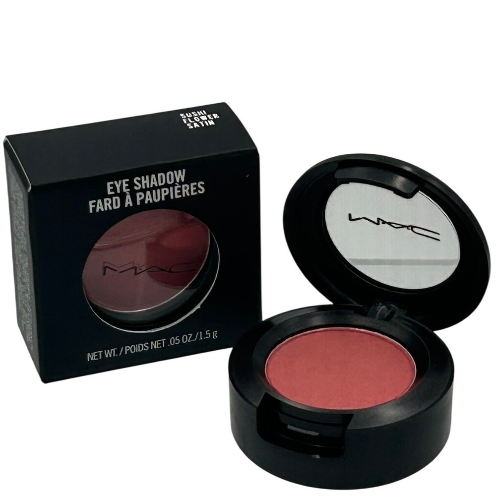 MAC Eye Shadow Womens 0.05oz Sushi Flower New Satin‎ Pink Coral Single A32